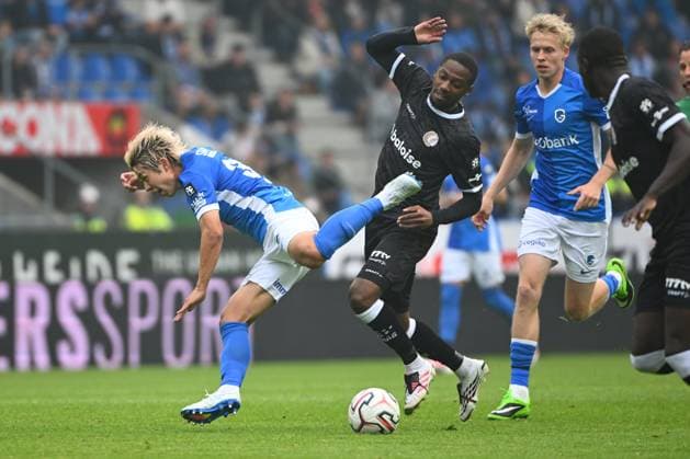 KRC Genk v KAA Gent - Jupiler Pro League GENK, BELGIUM - SEPTEMBER 13 : Yokoyama Ayumu forward of KRC Genk during the Jupiler Pro League match between KRC Genk and KAA Gent on September 13, 2026 in Genk, Belgium, 13 09 2026 Genk Belgium  Copyright: xVincentxKalutx