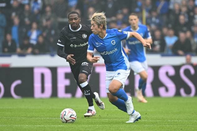 KRC Genk v KAA Gent - Jupiler Pro League GENK, BELGIUM - SEPTEMBER 13 : Yokoyama Ayumu forward of KRC Genk during the Jupiler Pro League match between KRC Genk and KAA Gent on September 13, 2026 in Genk, Belgium, 13 09 2026 Genk Belgium  Copyright: xVincentxKalutx