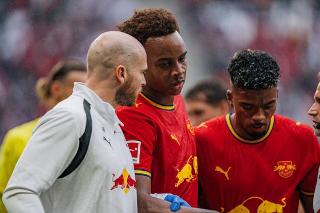 Football, Bundesliga 1, Assan Ouedraogo set for another long spell on the sidelines at RB Leipzig following injury, archive photos