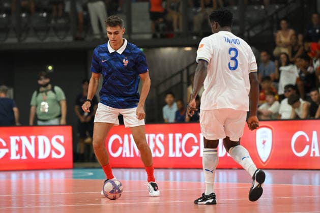 FUTSAL : Cannes Legends - 12 09 2026 Pablo Brimeux during the second edition of Cannes Legends, on September 12, 2026 at the Palais des Victoires in Cannes (Alpes-Maritimes). CannesFrance  Copyright: xWilliamxCannarellax