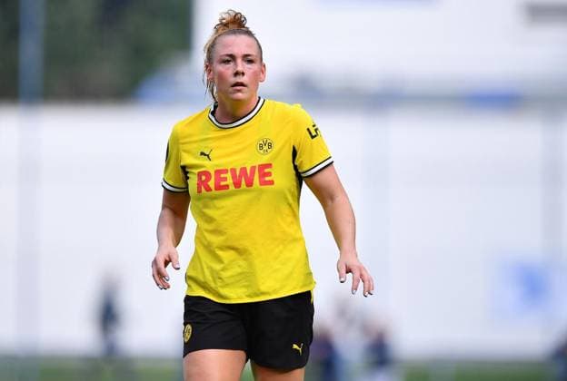 MSV Duisburg vs. Borussia Dortmund ** FOR EDITORIAL USE ONLY ** EDITORIAL USE ONLY ** p Women s Soccer Regionalliga West, Matchday 4: MSV Duisburg vs. Borussia Dortmund on September 13, 2026, at the BSA Westender Straße in Duisburg. Ramona Maier, Borussia Dortmund, Germany, North Rhine-Westphalia, Duisburg. Copyright ThorstenxTillmann Copyright: ThorstenxTillmann doc87l2uygcf5yx7dmcf1f ,EDITORIAL USE ONLY Copyright: ThorstenxTillmann