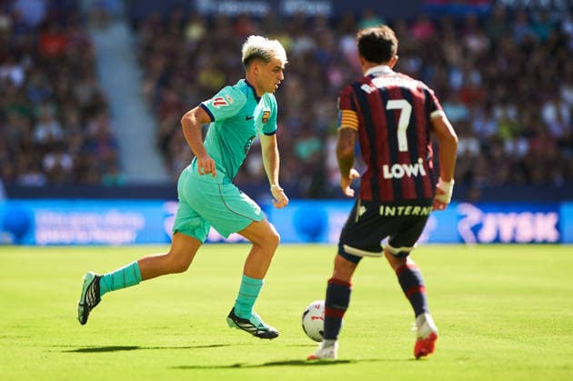 Pedri Gonzalez of FC Barcelona during the LaLiga EA Sports match between Levante UD and FC Barcelona at Estadi Ciutat de Valencia on September 13, 2026, in Valencia, Spain