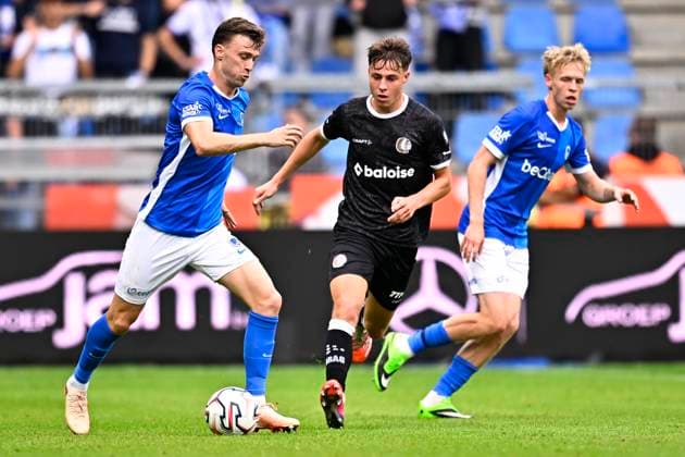 KRC Genk v KAA Gent - Jupiler Pro League GENK, BELGIUM - SEPTEMBER 13 : Heynen Bryan midfielder of KRC Genk during the Jupiler Pro League match between KRC Genk and KAA Gent on September 13, 2026 in Genk, Belgium, 13 09 2026 Genk Belgium  Copyright: xTomasxSiskx