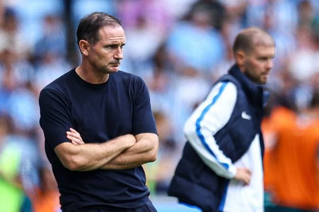 Coventry City manager Frank Lampard shows a look of dejection in the technical area Coventry City v Brighton and Hove Albion, Premier League, Football, Football, Coventry Building Society Arena, Coventry, UK - 13 Sep 2026Coventry Coventry Building Society Arena United Kingdom EDITORIAL USE ONLY No use with unauthorised audio, video, data, fixture lists, club league logos or live services. Online in-match use limited to 120 images, no video emulation. No use in betting, games or single club league player publications.  Copyright: xMichaelxZemanek Shutterstockx 17144597bv