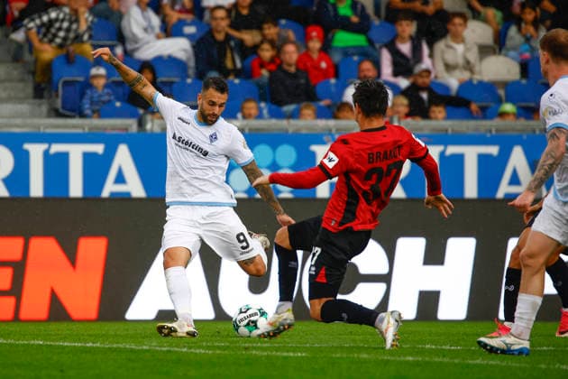 September 13, 2026, xavx, Soccer 3rd Division, SV Wehen Wiesbaden vs. SV Waldhof Mannheim, Goncalo Gregorio (SV Waldhof Mannheim), Max Brandt (SV Wehen Wiesbaden), Wiesbaden