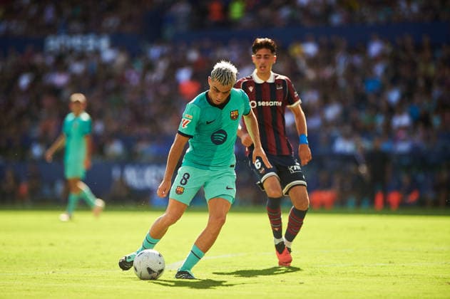 Pedri Gonzalez of FC Barcelona during the LaLiga EA Sports match between Levante UD and FC Barcelona at Estadi Ciutat de Valencia on September 13, 2026, in Valencia, Spain