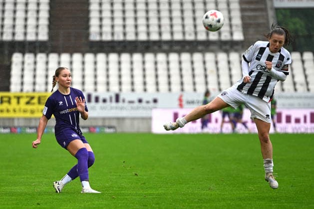 Anna Wirnsberger, Women s Bundesliga 2, SGS Essen vs. FC Ingolstadt, September 13, 2026; Anna Wirnsberger, SGS Essen, Women s Bundesliga 2, Matchday 6, SGS Essen vs. FC Ingolstadt on September 13, 2026, at the Stadion an der Hafenstraße in Essen; final score 1–1 in front of 1,031 spectators