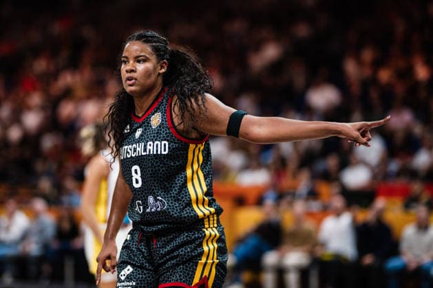 FIBA Women’s Basketball World Cup 2026: Spain vs. Germany, September 13, 2026; Nyara Sabally (Germany), Channel 8; Basketball, FIBA Women’s Basketball World Cup 2026, Final Round, 3rd-Place Game: Spain vs. Germany on September 13, 2026, at the Uber Arena, Berlin Copyright: xBEAUTIFULxSPORTS Tonhäuserx