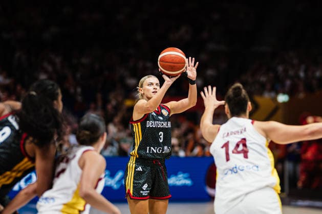 2026 FIBA Women s Basketball World Cup: Spain vs. Germany, September 13, 2026; Alexandra Wilke (Germany), 3 Basketball, 2026 FIBA Women s Basketball World Cup, Final Round, 3rd-Place Game: Spain vs. Germany on September 13, 2026, at the Uber Arena, Berlin Copyright: xBEAUTIFULxSPORTS Tonhäuserx