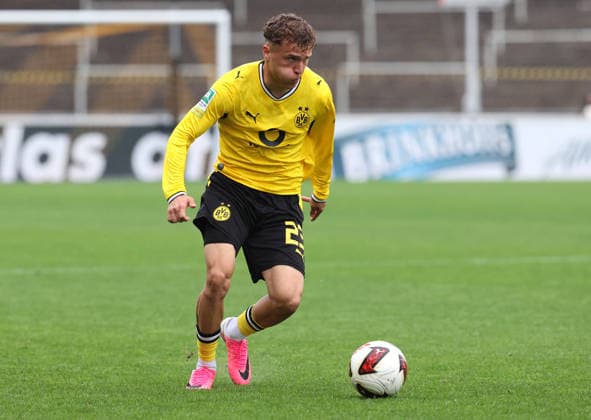 Sunday, September 13, 2026, 2026–27 Season, Regionalliga West, Matchday 8 at Rote Erde Stadium in Dortmund, BVB Borussia Dortmund II vs. SV Rödinghausen, Malik Hodroj (BVB II)