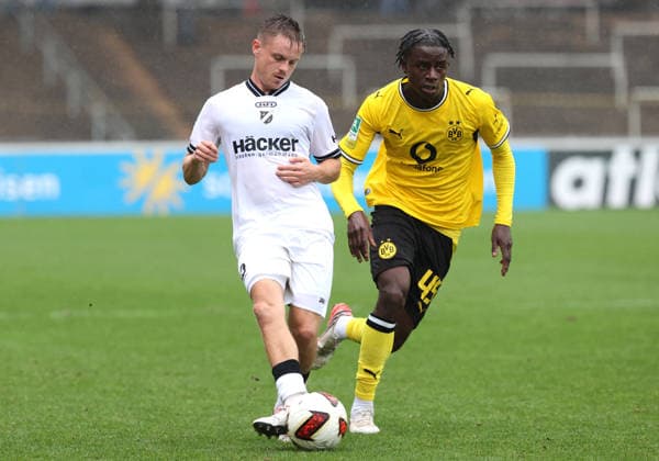 Sunday, September 13, 2026, 2026–27 Season, Regionalliga West, Matchday 8 at Rote Erde Stadium in Dortmund, BVB Borussia Dortmund II vs. SV Rödinghausen, Daniel Gabriel Nsumbu (BVB II)