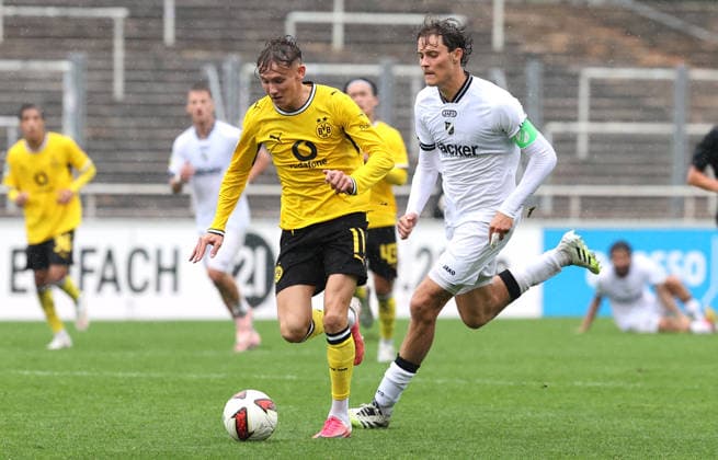 Sunday, September 13, 2026, 2026–27 Season, Regionalliga West, Matchday 8 at Rote Erde Stadium in Dortmund, BVB Borussia Dortmund II vs. SV Rödinghausen, Arne Wessels (BVB II)