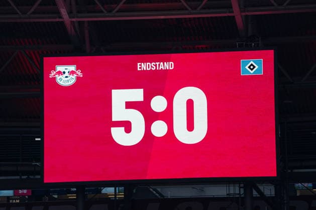 Germany Soccer Bundesliga 2026–2027, Matchday 3: RB Leipzig vs. Hamburger SV at Red Bull Arena, Leipzig—Final Score Copyright: xAymanxAlahmedx