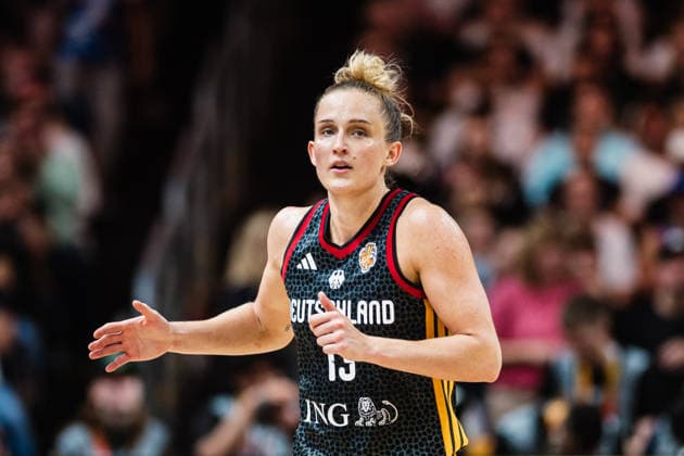 FIBA Women’s Basketball World Cup 2026: Spain vs. Germany, September 13, 2026; Leonie Fiebich (Germany), 13; Basketball; FIBA Women’s Basketball World Cup 2026; Final Phase, 3rd-Place Game: Spain vs. Germany on September 13, 2026, at the Uber Arena, Berlin Copyright: xBEAUTIFULxSPORTS Tonhäuserx