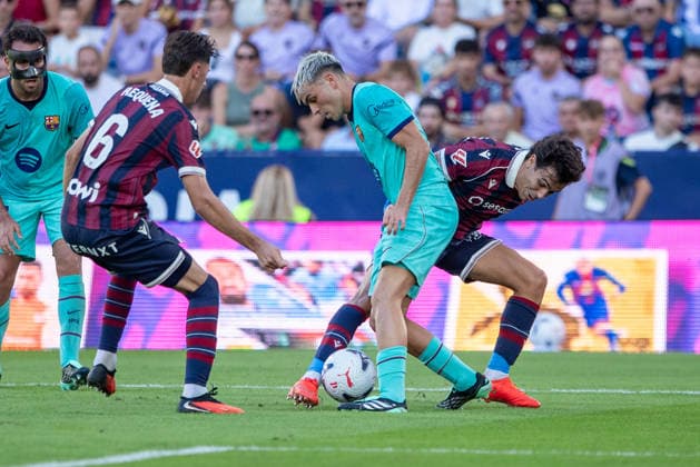 ESP LaLiga EA Sports UD Levante vs. FC Barcelona: Pedri of FC Barcelona during the LaLiga EA Sports match between UD Levante and FC Barcelona, played at Ciudad de Valencia Stadium in Valencia on September 12, 2026, in Valencia, Spain. Soccer Copyright: xAgenciaxLOFx