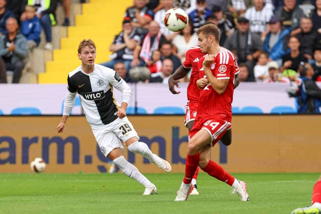 Cole Campbell of SV 07 Elversberg in action, on the ball, making a solo run during the 1. Bundesliga match between SV Elversberg and FC Bayern Munich at Ursapharm Arena on September 13, 2026, in Spiesen-Elversberg, Germany Photo by Oliver Kaelke DeFodi Images Cole Campbell of SV 07 Elversberg controls the ball during the Bundesliga match between SV Elversberg and FC Bayern Munich at Ursapharm Arena on September 13, 2026 in Spiesen Elversberg, Germany Photo by Oliver Kaelke DeFodi Images DFB and DFL regulations prohibit any use of photographs as image sequences and or quasi-video Photo by Oliver Kaelke DeFodi Images