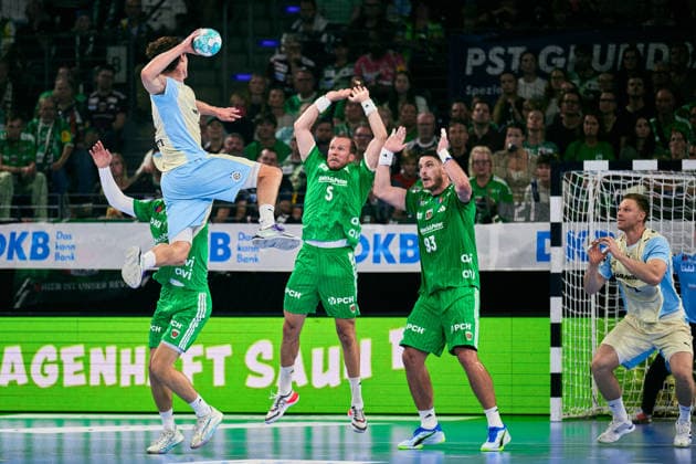 Miro Schluroff, VfL Gummersbach, 15, GER, Fuechse Berlin vs. VfL Gummersbach, 1st Bundesliga, Opel HBL, 2026–27 Season, Matchday 4, September 13, 2026, GER, Fuechse Berlin vs. VfL Gummersbach, 1st Bundesliga, Opel HBL, 2026–27 season, Matchday 4, September 13, 2026, Berlin Copyright: xClaudiusxRauch,xEibner-Pressefotox xClaudiusxRauchx EP_CRH