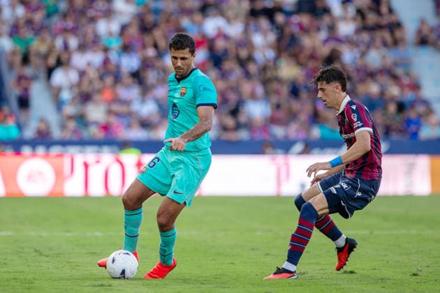 ESP LaLiga EA Sports UD Levante vs. FC Barcelona Rodrigo Hernandez (Rodri) of FC Barcelona during the LaLiga EA Sports match between UD Levante and FC Barcelona, played at the Ciudad de Valencia Stadium in Valencia on September 12, 2026, in Valencia, Spain. Soccer Copyright: xAgenciaxLOFx