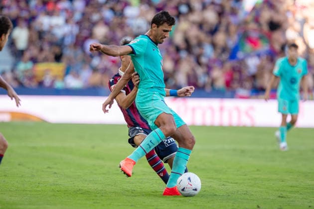 ESP LaLiga EA Sports UD Levante vs. FC Barcelona Rodrigo Hernandez (Rodri) of FC Barcelona during the LaLiga EA Sports match between UD Levante and FC Barcelona, played at the Ciudad de Valencia Stadium in Valencia on September 12, 2026, in Valencia, Spain. Soccer Copyright: xAgenciaxLOFx