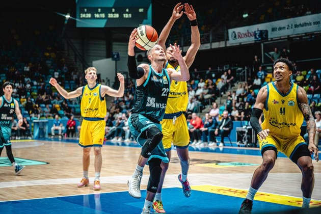 September 13, 2026, xhfmx, Basketball Netto BBL Cup, Skyliners Frankfurt vs. Science City Jena, Thomas Klepeisz, Skyliners Frankfurt, 22 Frankfurt