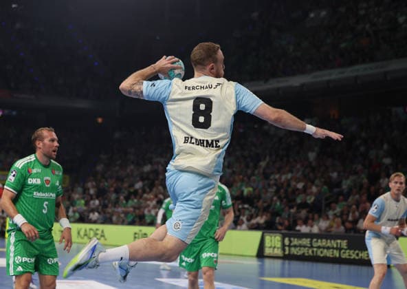 GER HBL 2026–2027 Season: FÜCHSE Berlin vs. VfL Gummersbach, September 13, 2026, MAX SCHMELING HALLE, Berlin, Lukas BLOHME (VfL Gummersbach) 8