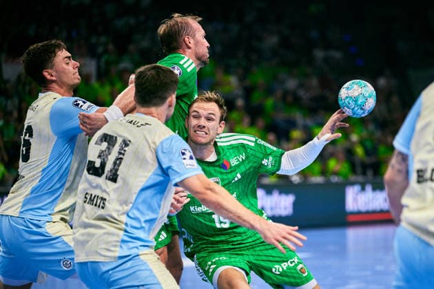 Mathias Gidsel, Fuechse Berlin, 19, GER, Fuechse Berlin vs. VfL Gummersbach, 1st Bundesliga, Opel HBL, 2026–27 season, Matchday 4, September 13, 2026, GER, Fuechse Berlin vs. VfL Gummersbach, 1st Bundesliga, Opel HBL, 2026–27 season, Matchday 4, September 13, 2026, Berlin Copyright: xClaudiusxRauch,xEibner-Pressefotox xClaudiusxRauchx EP_CRH