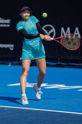 WTA GUADALAJARA OPEN 2026 WTA GUADALAJARA OPEN 2026 NADIIA KICHENOK VS NAO HIBINO 09 13 2026 GUADALAJARA, JALISCO Action photo of Nao Hibino of Japan during a qualifying match at the 2026 WTA Guadalajara Open, held at the Centro Panamericano de Tenis in Guadalajara, Jalisco, Mexico Photo of Nao Hibino of Japan, during a qualifying match of the 2026 WTA Guadalajara Open held at the Centro Panamericano de Tenis in Guadalajara, Jalisco, Mexico. PHOTO BY IMAGENSHOP PHOTO AGENCY GUADALAJARA, JALISCO, MEXICO Copyright: xJorgexReyesx