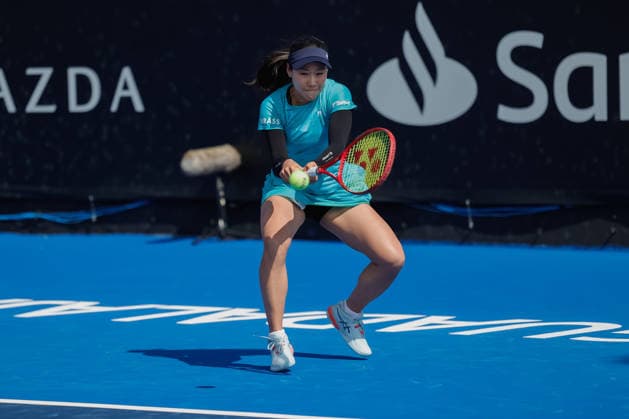 WTA GUADALAJARA OPEN 2026 WTA GUADALAJARA OPEN 2026 NADIIA KICHENOK VS NAO HIBINO 09 13 2026 GUADALAJARA, JALISCO Action photo of Nao Hibino of Japan during a qualifying match at the 2026 WTA Guadalajara Open, held at the Centro Panamericano de Tenis in Guadalajara, Jalisco, Mexico Photo of Nao Hibino of Japan, during a qualifying match of the 2026 WTA Guadalajara Open held at the Centro Panamericano de Tenis in Guadalajara, Jalisco, Mexico. PHOTO BY IMAGENSHOP PHOTO AGENCY GUADALAJARA, JALISCO, MEXICO Copyright: xJorgexReyesx