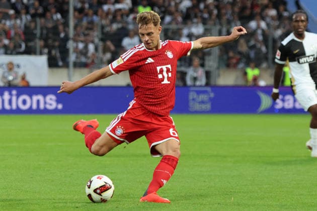 September 13, 2026, Soccer, Men s, Bundesliga 1, 2026–2027 Season, SV 07 Elversberg vs. FC Bayern Munich, Joshua Kimmich (FC Bayern Munich) at the Ursapharm Arena an der Kaiserlinde in Elversberg, Saarland, Germany (DEU) Copyright: xFabianxKleerx