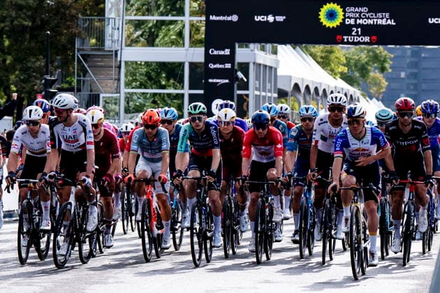 September 13, 2026, Montreal, Pq, CANADA: Cyclists take part in the start at the Grand Prix Cyclistes de Montreal on Sunday, Sept. 13, 2026. Canada News - September 13, 2026  - ZUMAc35_ 20260913_zaf_c35_011 Copyright: xChristopherxKatsarovx