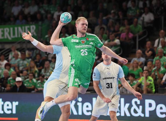 GER HBL 2026–2027 Season: Füchse Berlin vs. VfL Gummersbach, September 13, 2026, MAX SCHMELING HALLE, Berlin, Matthes LANGHOFF (Füchse Berlin) 25