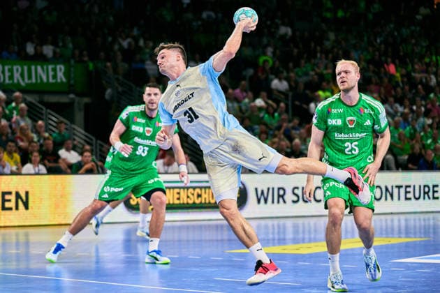 Kay Smits, VfL Gummersbach, 31, GER, Fuechse Berlin vs. VfL Gummersbach, 1st Bundesliga, Opel HBL, 2026–27 season, Matchday 4, September 13, 2026, GER, Fuechse Berlin vs. VfL Gummersbach, 1st Bundesliga, Opel HBL, 2026–27 season, Matchday 4, September 13, 2026, Berlin Copyright: xClaudiusxRauch,xEibner-Pressefotox xClaudiusxRauchx EP_CRH