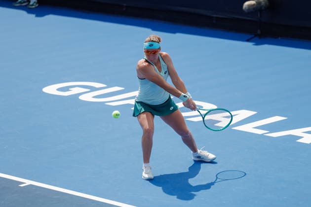 WTA GUADALAJARA OPEN 2026 WTA GUADALAJARA OPEN 2026 CAROLE MONNET VS KATRINA SCOTT 09 13 2026 GUADALAJARA, JALISCO Action photo of Carole Monnet of France during a qualifying match at the 2026 WTA Guadalajara Open, held at the Centro Panamericano de Tenis in Guadalajara, Jalisco, Mexico Action photo of Carole Monnet of France, during a qualifying match of the WTA Guadalajara Open 2026 held at the Centro Panamericano de Tenis in Guadalajara, Jalisco, Mexico. PHOTO BY IMAGENSHOP PHOTO AGENCY GUADALAJARA, JALISCO, MEXICO Copyright: xJorgexReyesx