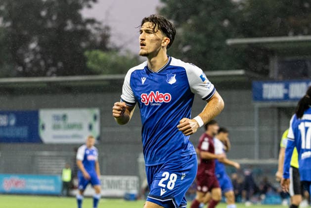 Germany: TSG Hoffenheim II vs. Fortuna Cologne, 3. Liga, 2026–27 season, Dietmar Hopp Stadium, Sinsheim; Florian Micheler, TSG Hoffenheim II, 28; portrait photo, portrait, individual shot, portrait; Sinsheim; Dietmar Hopp Stadium; Baden-Württemberg; Germany Copyright: xBenedictxChristx
