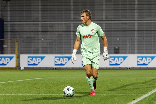 Germany: TSG Hoffenheim II vs. Fortuna Cologne, 3. Liga, 2026–27 season, Dietmar Hopp Stadium, Sinsheim; Lennart Winkler, Fortuna Cologne, 1 on the ball, Sinsheim, Dietmar Hopp Stadium, Baden-Württemberg, Germany Copyright: xBenedictxChristx