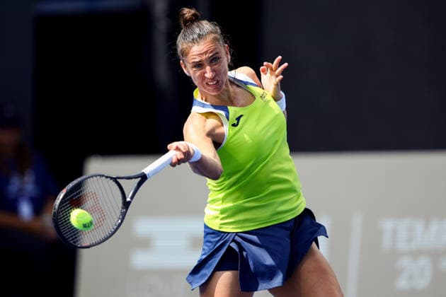 WTA GUADALAJARA OPEN 2026 WTA GUADALAJARA OPEN 2026 SARA SORRIBES VS CAROLINE DOLHIDE 09 13 2026 GUADALAJARA, JALISCO Action photo of Sara Sorribes of Spain during a qualifying match at the 2026 WTA Guadalajara Open, held at the Centro Panamericano de Tenis in Guadalajara, Jalisco, Mexico. Photo of Sara Sorribes of Spain, during a qualifying match of the 2026 WTA Guadalajara Open held at the Centro Panamericano de Tenis in Guadalajara, Jalisco, Mexico. PHOTO BY IMAGENSHOP PHOTO AGENCY GUADALAJARA, JALISCO, MEXICO Copyright: xJorgexReyesx
