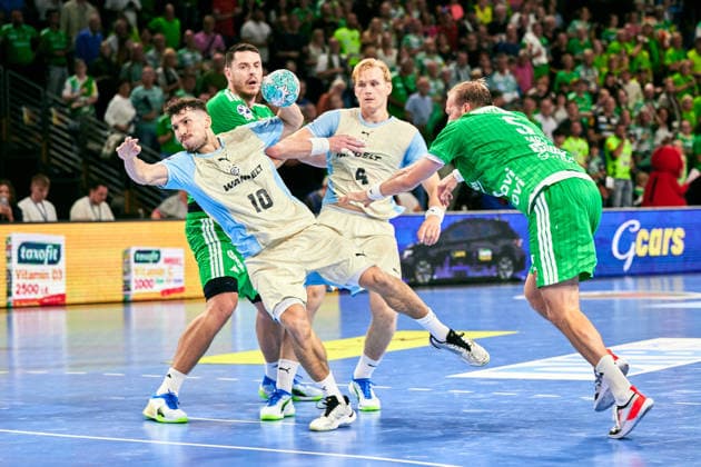 Alex Dujshebaev, VfL Gummersbach, 10, GER, Fuechse Berlin vs. VfL Gummersbach, 1st Bundesliga, Opel HBL, 2026–27 Season, Matchday 4, September 13, 2026 GER, Fuechse Berlin vs. VfL Gummersbach, 1st Bundesliga, Opel HBL, 2026–27 Season, Matchday 4, September 13, 2026 Berlin Copyright: xClaudiusxRauch,xEibner-Pressefotox xClaudiusxRauchx EP_CRH