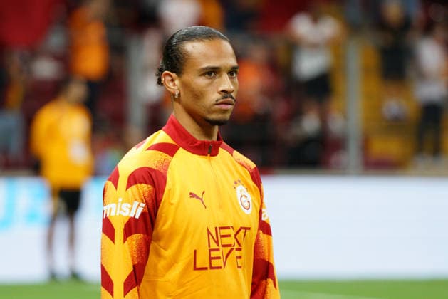 September 13, 2026, Sariyer, Istanbul, Turkey: Leroy Sane (C) of Galatasaray looks on during the Turkish Super League 2026 27 match between Galatasaray and Kocaelispor at the Ali Sami Yen Sports Complex RAMS Park Stadium in Istanbul, Turkey, on September 13, 2026. Turkish Super League 2026 27 - Galatasaray Vs Kocaelispor  - ZUMAu194 20260913_zip_u194_006 Copyright: xTolgaxUluturkx