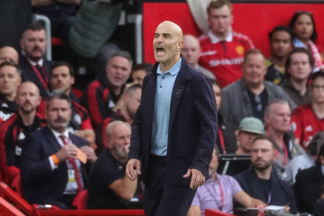 Premier League: Manchester United, ManU v Manchester City Enzo Maresca manager of Manchester City reacts in the technical area during the Premier League match Manchester United vs Manchester City at Old Trafford, Manchester, United Kingdom on 13 September 2026 (Photo by Mark Cosgrove News Images) Manchester Old Trafford Greater Manchester United Kingdom Copyright: xMarkxCosgrove NewsxImagesx