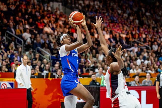 Basketball Berlin, September 13, 2026 FIBA Women’s Basketball World Cup Germany 2026 Final Final United States of America (USA) France (FRA) MALONGA Dominique France, No. 14 Aliyah Boston USA, No. 14