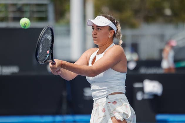 WTA GUADALAJARA OPEN 2026 WTA GUADALAJARA OPEN 2026 IRYNA SHYMANOVICH VS. LEA MA 09 13 2026 GUADALAJARA, JALISCO Action photo of Iryna Shymanovich during a qualifying match at the 2026 WTA Guadalajara Open, held at the Centro Panamericano de Tenis in Guadalajara, Jalisco, Mexico Photo of Iryna Shymanovich, during a qualifying match at the 2026 WTA Guadalajara Open held at the Centro Panamericano de Tenis in Guadalajara, Jalisco, Mexico PHOTO BY IMAGENSHOP PHOTO AGENCY GUADALAJARA JALISCO MEXICO Copyright: xJorgexReyesx