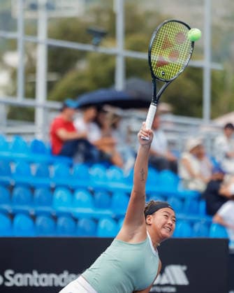 WTA GUADALAJARA OPEN 2026 WTA GUADALAJARA OPEN 2026 IRYNA SHYMANOVICH VS. LEA MA 09 13 2026 GUADALAJARA, JALISCO Action photo of Lea Ma of the United States during a qualifying match at the 2026 WTA Guadalajara Open, held at the Centro Panamericano de Tenis in Guadalajara, Jalisco, Mexico Photo of Lea Ma of the United States, during a qualifying match at the WTA Guadalajara Open 2026 held at the Centro Panamericano de Tenis in Guadalajara, Jalisco, Mexico. PHOTO BY IMAGENSHOP PHOTO AGENCY, GUADALAJARA, JALISCO, MEXICO Copyright: xJorgexReyesx