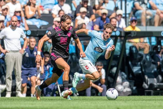 ESP LaLiga EA Sports RC Celta Vigo vs. Málaga CF: José Salinas of Málaga during the LaLiga EA Sports match between RC Celta Vigo and Málaga CF played at Abanca Balaidos Stadium, Vigo, Pontevedra, on September 13, 2026, in Spain. Spanish Soccer Copyright: xAgenciaxLOFx