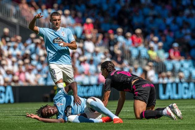 ESP LaLiga EA Sports RC Celta Vigo vs. Málaga CF Ferran Jutgla of Celta during the LaLiga EA Sports match between RC Celta Vigo and Málaga CF played at Abanca Balaidos Stadium, Vigo, Pontevedra, on September 13, 2026, in Spain. Spanish Soccer Copyright: xAgenciaxLOFx