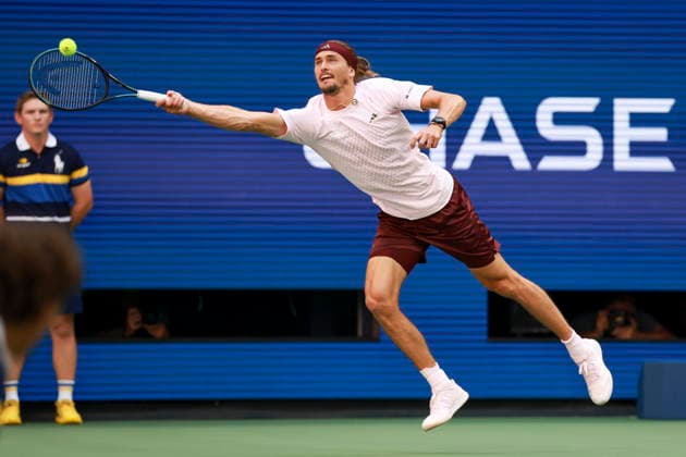 US Open tennis tournament - Day 15 Alexander Zverev of Germany in action against Ben Shelton of the US during the Men s Singles Final of the US Open Tennis Championships in Flushing Meadows, New York, USA, 13 September 2026. FLUSHING MEADOWS NEW YORK United States  Copyright: xCRISTOBALxHERRERA-ULASHKEVICHx