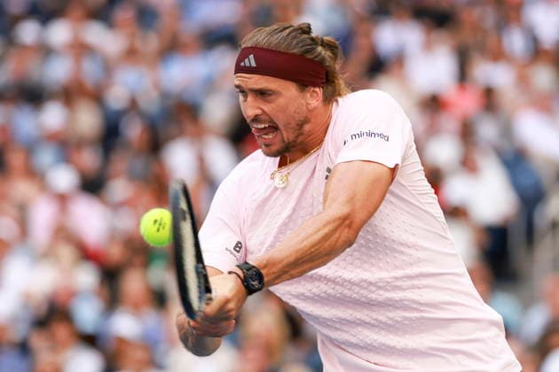 US Open tennis tournament - Day 15 Alexander Zverev of Germany in action against Ben Shelton of the US during the Men s Singles Final of the US Open Tennis Championships in Flushing Meadows, New York, USA, 13 September 2026. FLUSHING MEADOWS NEW YORK United States  Copyright: xCRISTOBALxHERRERA-ULASHKEVICHx