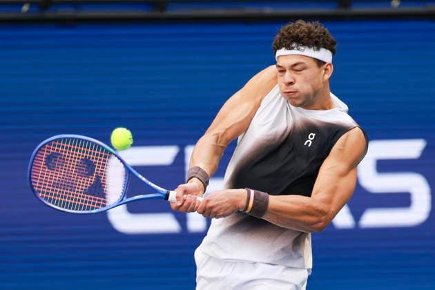 US Open tennis tournament - Day 15 Ben Shelton of the US in action against Alexander Zverev of Germany during the Men s Singles Final of the US Open Tennis Championships in Flushing Meadows, New York, USA, 13 September 2026. FLUSHING MEADOWS NEW YORK United States  Copyright: xCRISTOBALxHERRERA-ULASHKEVICHx