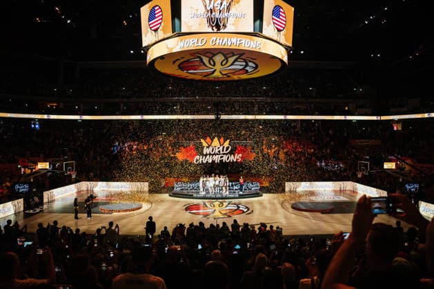 FIBA Women’s Basketball World Cup 2026: USA vs. France, September 13, 2026; Award Ceremony: USA, First Place, World Champions, World Champions, Winners’ Photo: Basketball, FIBA Women’s Basketball World Cup 2026, Final Round, Final, USA vs. France on September 13, 2026, at the Uber Arena, Berlin Copyright: xBEAUTIFULxSPORTS Tonhäuserx