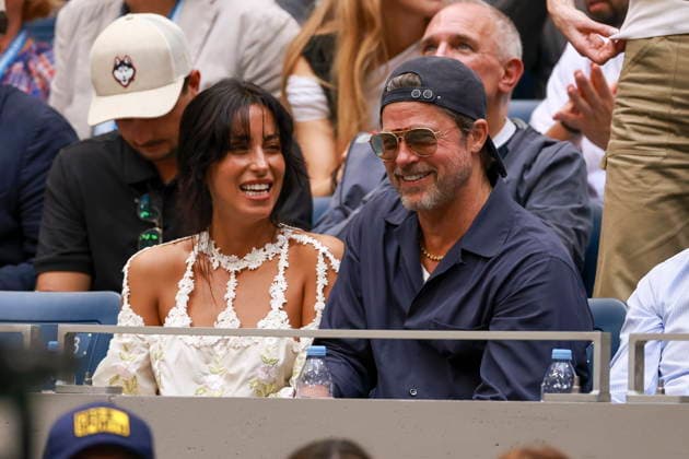 US Open tennis tournament - Day 15 US actor Brad Pitt (R) and girlfriend Ines de Ramon attend the Men s Singles Final of the US Open Tennis Championships in Flushing Meadows, New York, USA, 13 September 2026. FLUSHING MEADOWS NEW YORK United States  Copyright: xCRISTOBALxHERRERA-ULASHKEVICHx