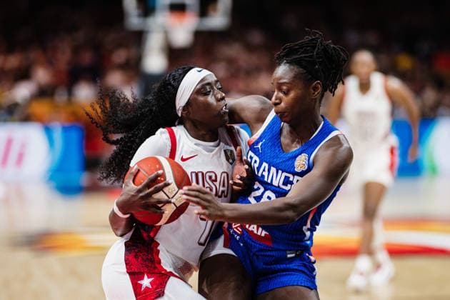 FIBA Women’s Basketball World Cup 2026: USA vs. France, September 13, 2026; Kahleah Copper (USA), 7; Migna Toure (France), 28; Basketball; FIBA Women’s Basketball World Cup 2026; Final Round, Final, USA vs. France on September 13, 2026, at the Uber Arena, Berlin Copyright: xBEAUTIFULxSPORTS Tonhäuserx
